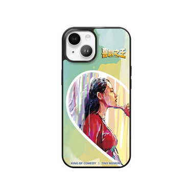 iPhone Case 14-15 MagSafe- 喜劇之王@柏芝 (可客製名稱)  D款心型框