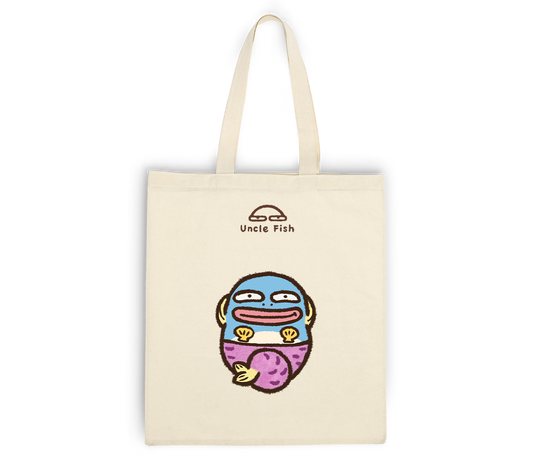 Uncle Fish 魚人叔 Tote bag 帆布袋 D款