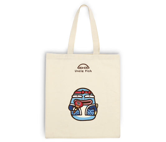 Uncle Fish 魚人叔 Tote bag 帆布袋 L款