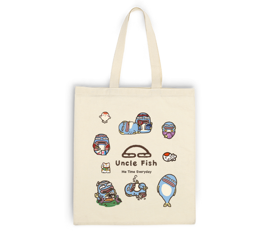 Uncle Fish 魚人叔 Tote bag 帆布袋 M款