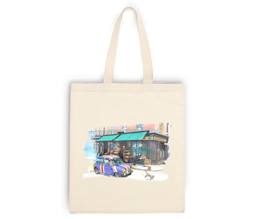 譚卓文 Mini Cooper系列 Tote bag 帆布袋 D款