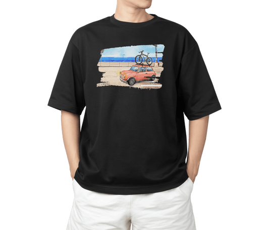 譚卓文 Mini Cooper 系列 T-Shirt K款 (黑/白)