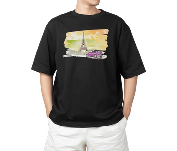 譚卓文 Mini Cooper 系列 T-Shirt B款 (黑/白)