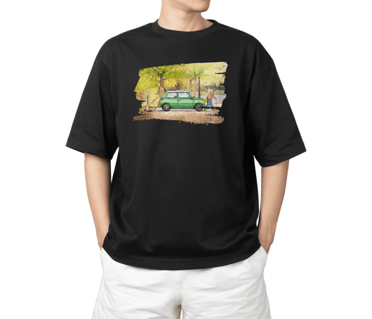 譚卓文 Mini Cooper 系列 T-Shirt F款 (黑/白)