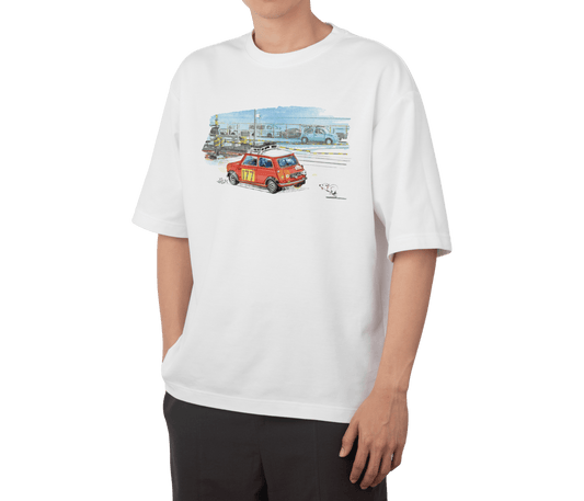 譚卓文 Mini Cooper 系列 T-Shirt L款 (黑/白)