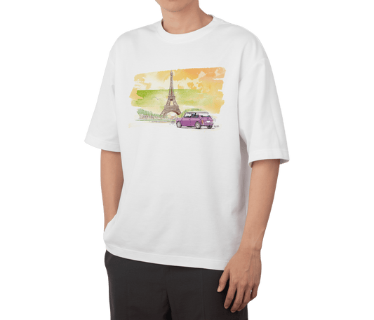 譚卓文 Mini Cooper 系列 T-Shirt B款 (黑/白)