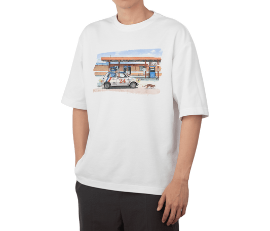 譚卓文 Mini Cooper 系列 T-Shirt C款 (黑/白)