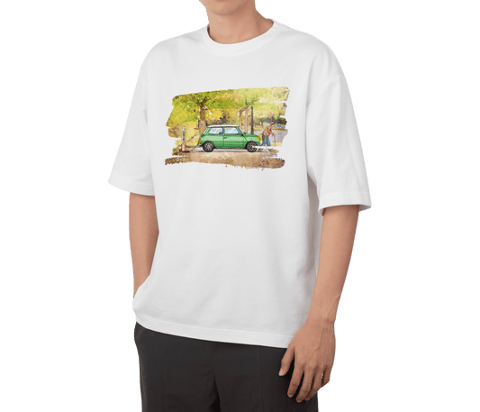 譚卓文 Mini Cooper 系列 T-Shirt F款 (黑/白)